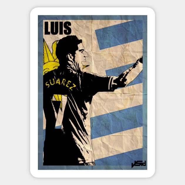 Suarez Sticker by johnsalonika84